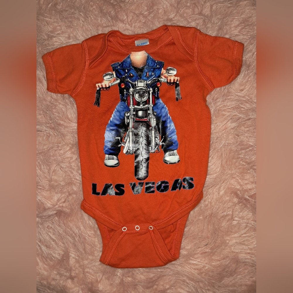 Rabbit Skins Orange Baby Onesie